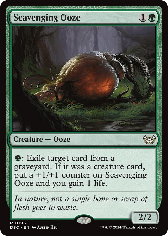 0196 Scavenging Ooze R Commander: Duskmourn: House of Horror