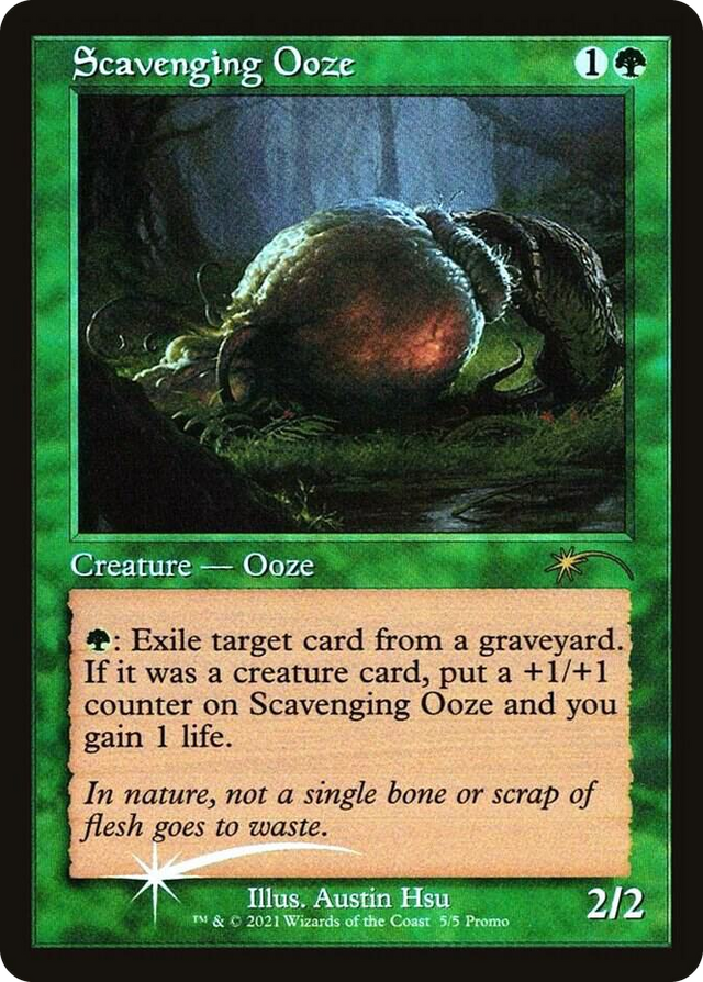 0005 Scavenging Ooze (Retro Frame) P WPN & Gateway Promos
