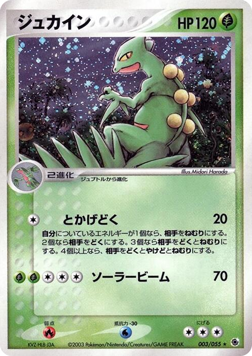 0003 Sceptile Holo Rare ADV Expansion Pack