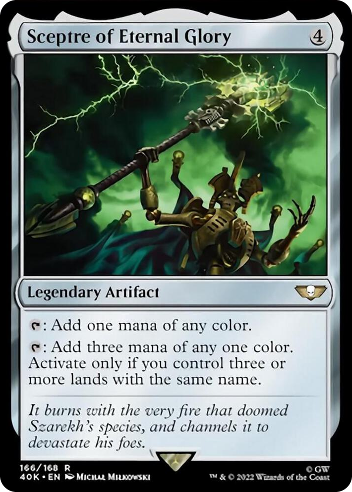 0166 Sceptre of Eternal Glory R Universes Beyond: Warhammer 40,000