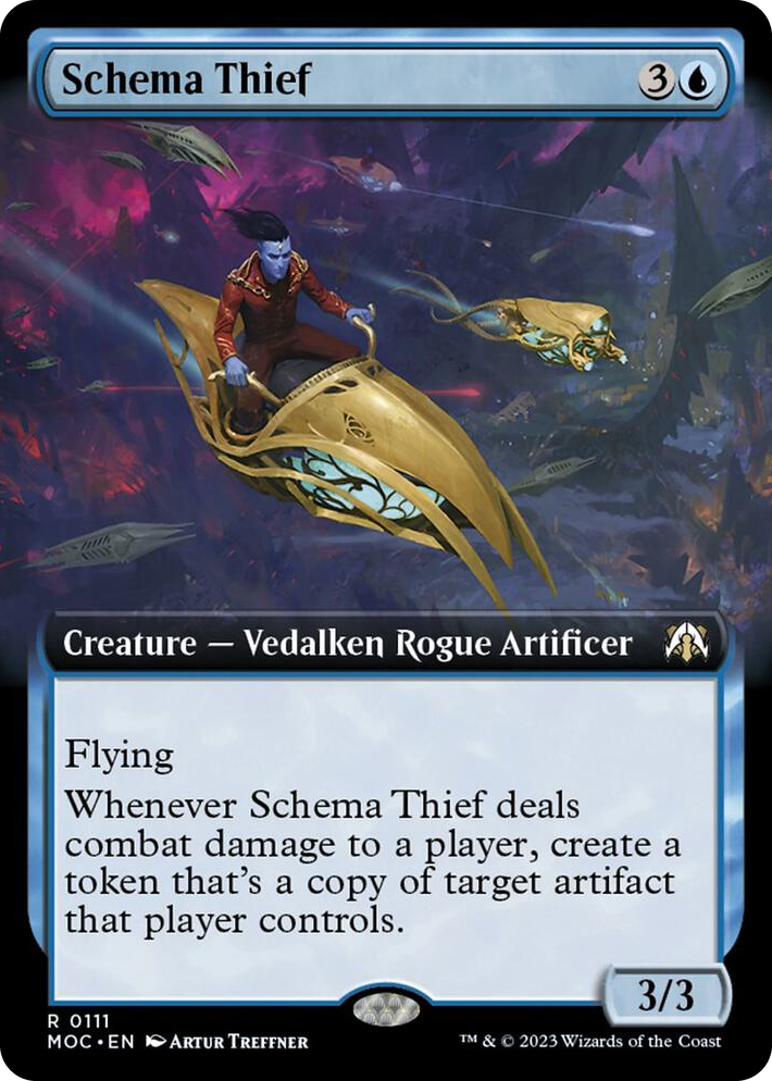 0111 Schema Thief (Extended Art) R Commander: March of the Machine