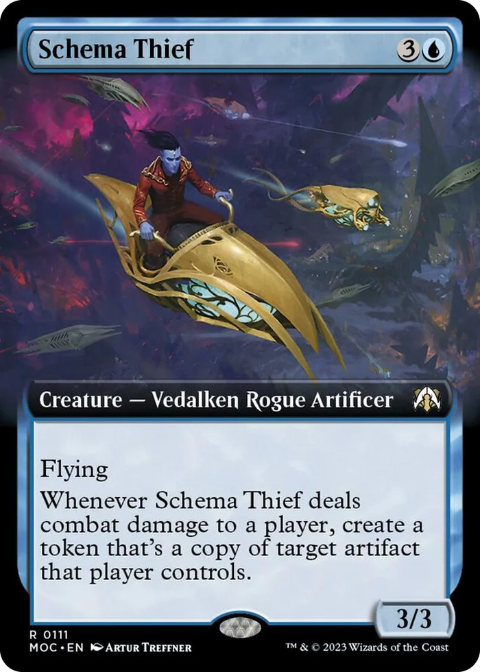 0111 Schema Thief (Extended Art) R Commander: March of the Machine