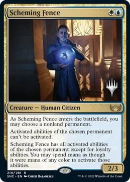 0219 Scheming Fence R Promo Pack: Streets of New Capenna