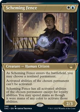 0349 Scheming Fence (Showcase) R Streets of New Capenna