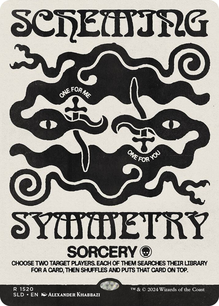 Scheming Symmetry (1520) #1520 R - Secret Lair Drop Series Pokemon card