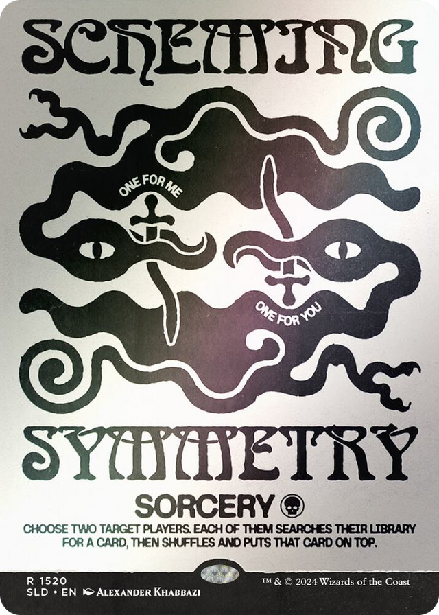 1520 Scheming Symmetry (1520) (Rainbow Foil) R Secret Lair Drop Series