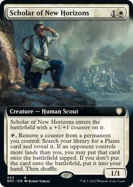 0053 Scholar of New Horizons (Extended Art) R Commander: The Brothers' War