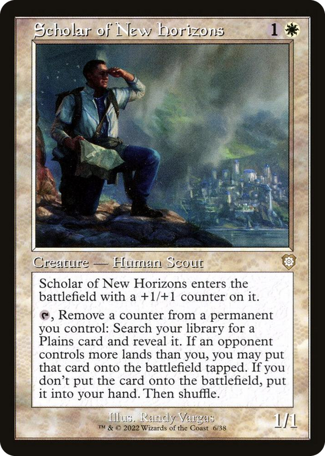 0006 Scholar of New Horizons (Retro Frame) R Commander: The Brothers' War