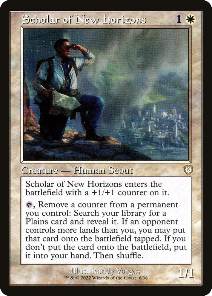 0006 Scholar of New Horizons (Retro Frame) R Commander: The Brothers' War