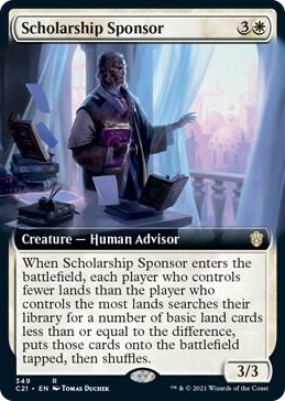 0349 Scholarship Sponsor (Extended Art) R Commander 2021