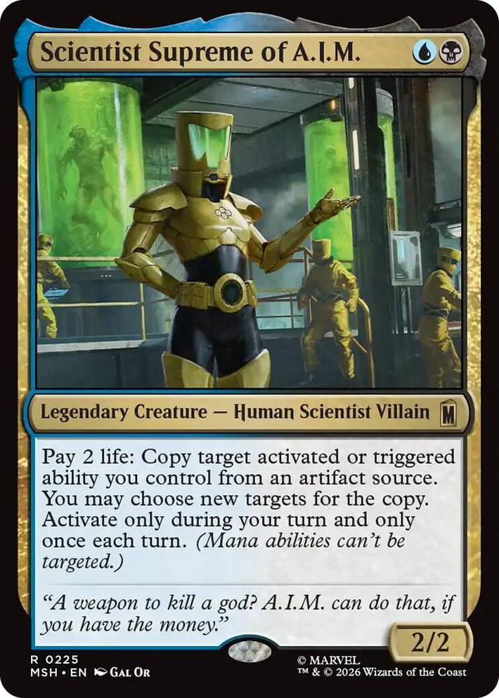 0225 Scientist Supreme of A.I.M. R Marvel Super Heroes