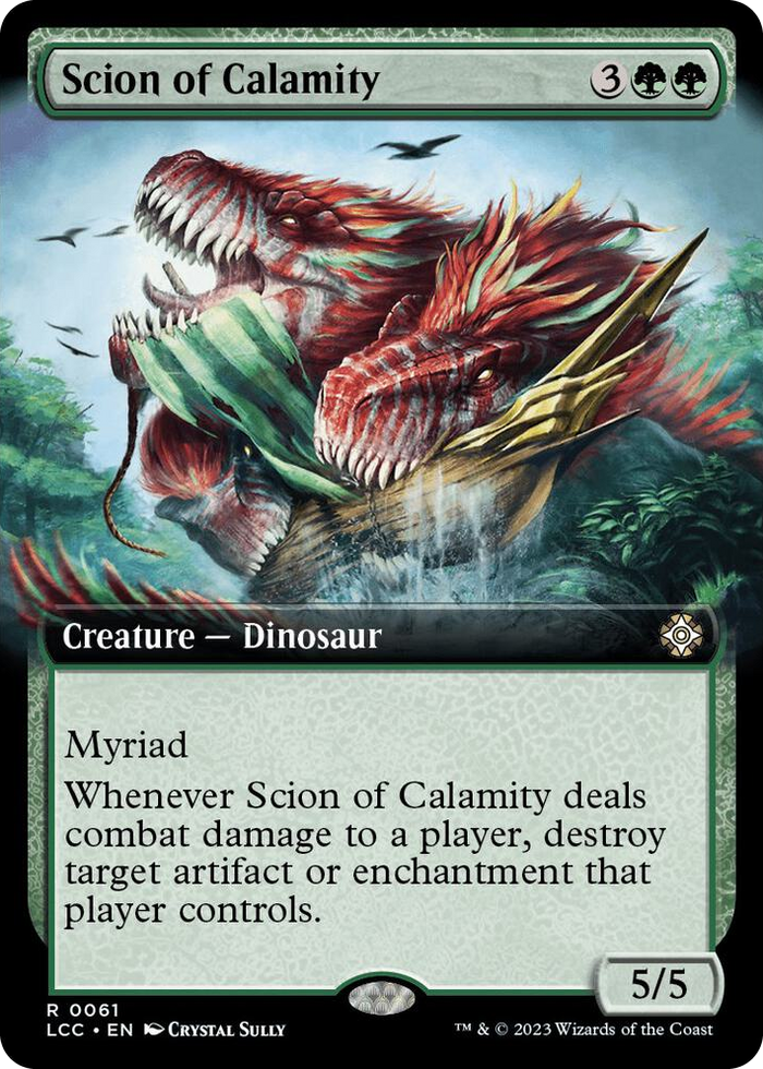 Scion of Calamity (Extended Art) #61 R - Commander: The Lost Caverns of Ixalan Pokemon card