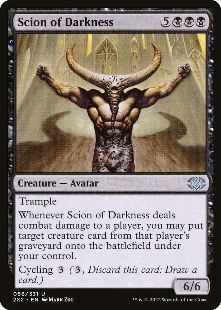 0086 Scion of Darkness U Double Masters 2022