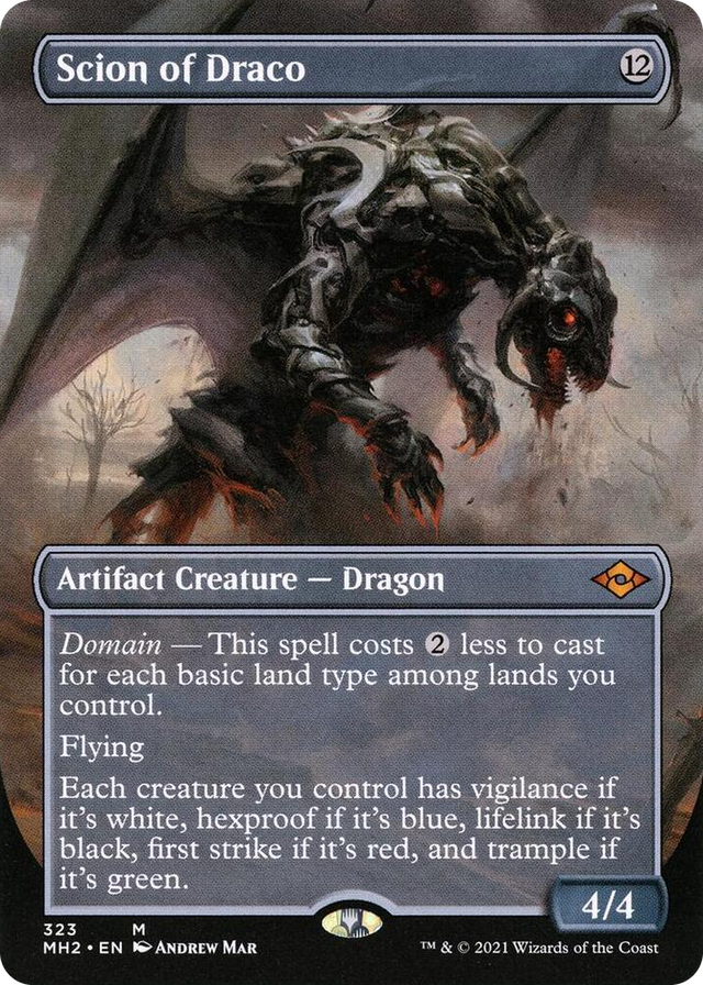 0323 Scion of Draco (Borderless) M Modern Horizons 2