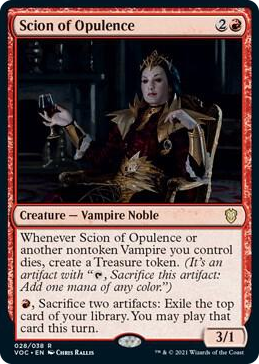 0028 Scion of Opulence R Commander: Innistrad: Crimson Vow