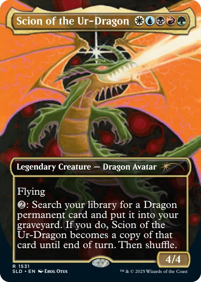 Scion of the Ur-Dragon (Rainbow Foil) #1531 R - Secret Lair Drop Series Pokemon card