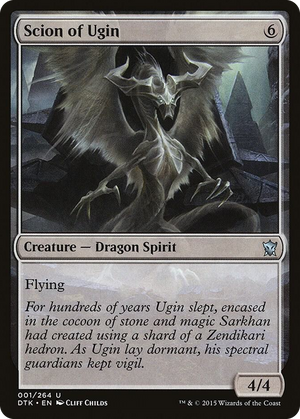 0001 Scion of Ugin U Dragons of Tarkir