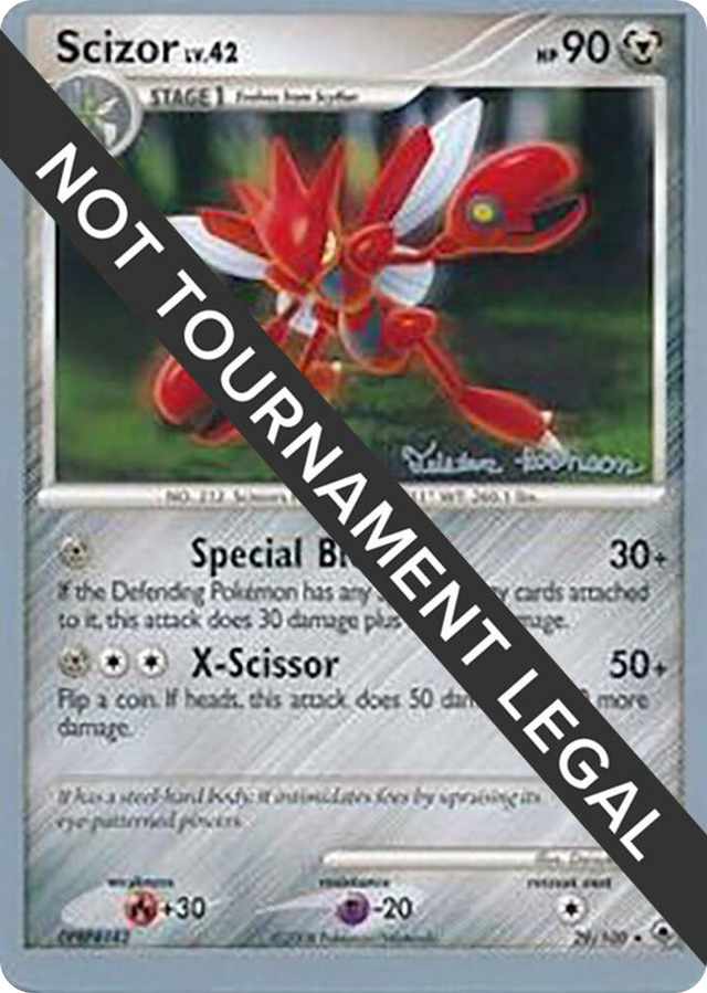 0029 Scizor - 2008 (Tristan Robinson) Rare World Championship Decks