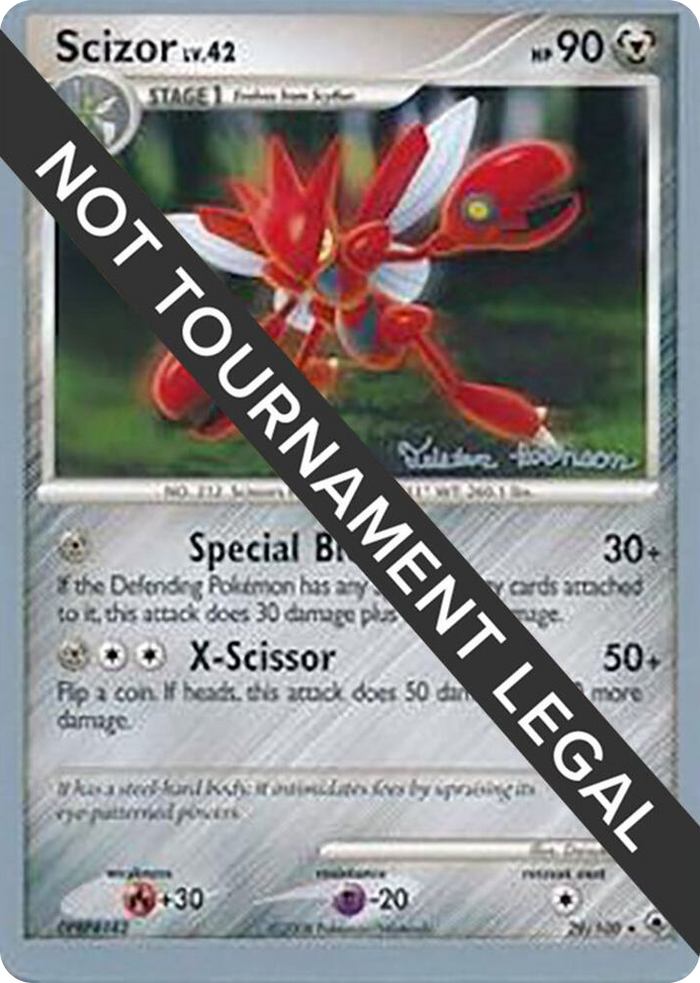 0029 Scizor - 2008 (Tristan Robinson) Rare World Championship Decks