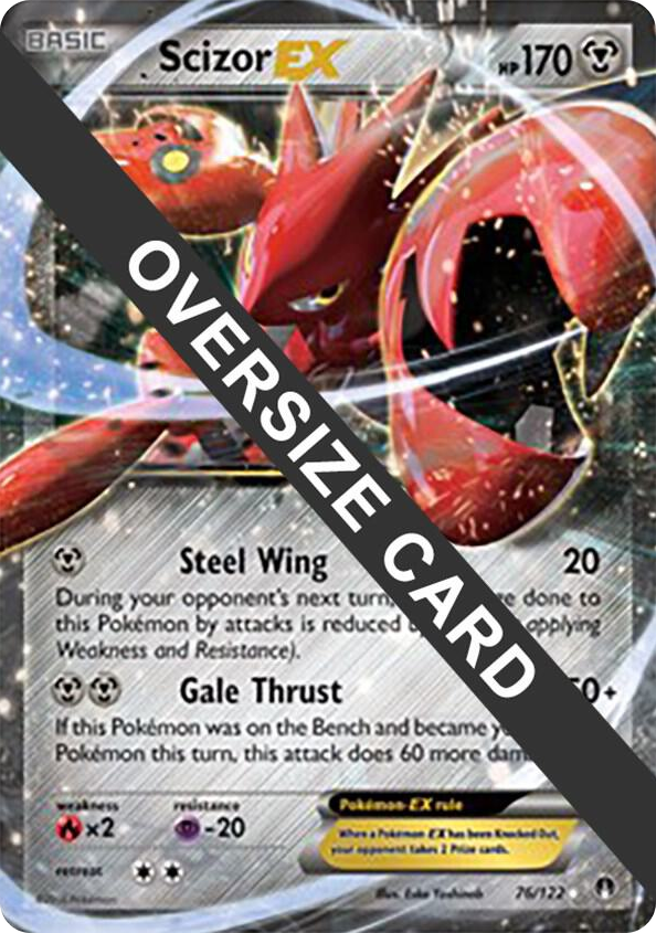 0076 Scizor EX Promo Jumbo Cards
