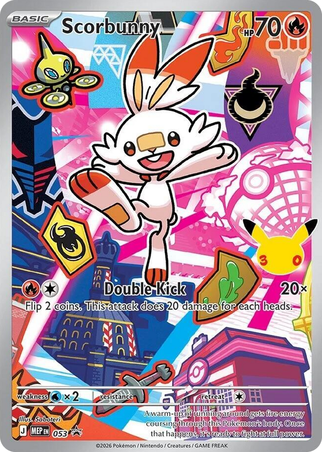 0053 Scorbunny - 053 Promo Mega Evolution Promo