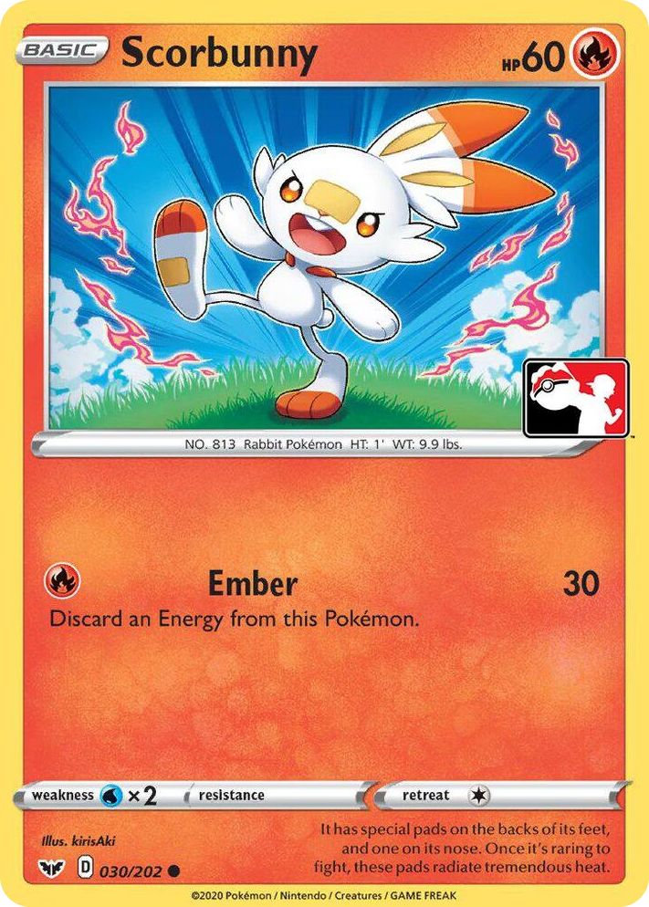 0031 Scorbunny (Library Exclusive) Common Miscellaneous Cards & Products