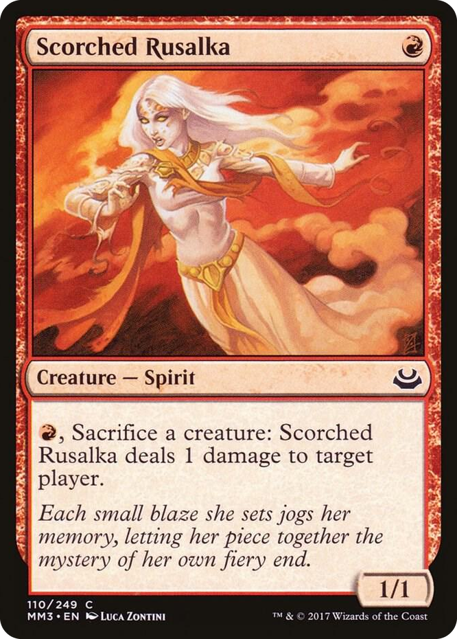Scorched Rusalka #110 C - Modern Masters 2017 Pokemon card