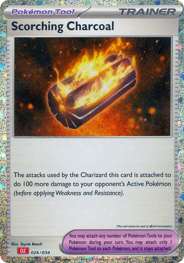 0026 Scorching Charcoal Classic Collection Trading Card Game Classic