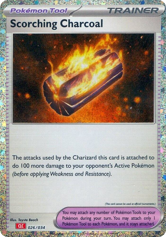 0026 Scorching Charcoal Classic Collection Trading Card Game Classic