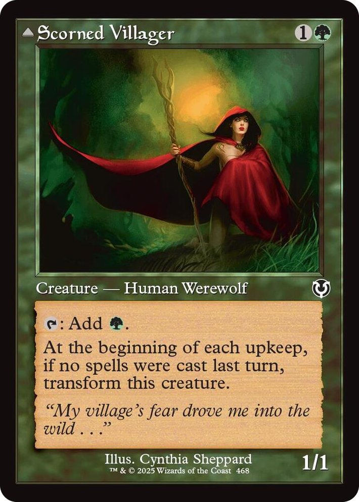 0468 Scorned Villager (Retro Frame) C Innistrad Remastered