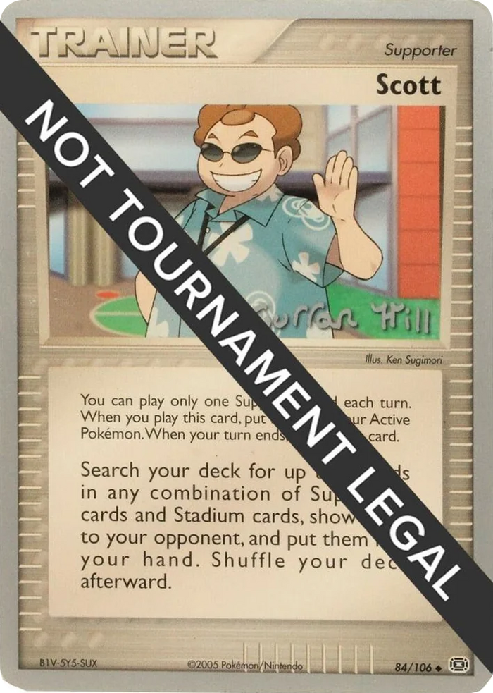 0084 Scott - 2005 (Curran Hill) Uncommon World Championship Decks