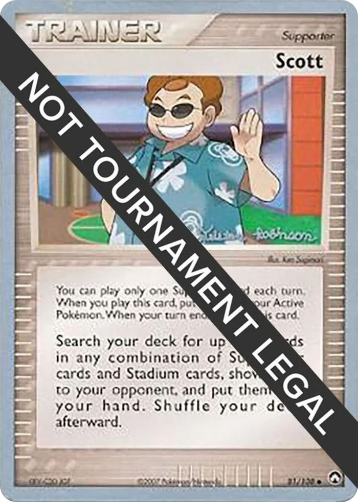 0081 Scott - 2008 (Tristan Robinson) Uncommon World Championship Decks