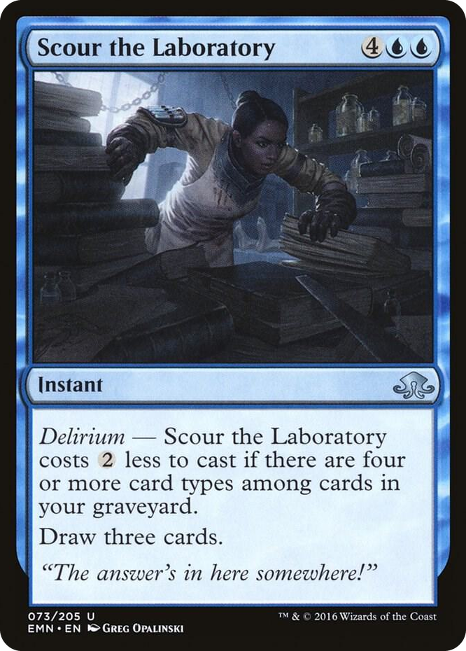Scour the Laboratory #73 U - Eldritch Moon Pokemon card