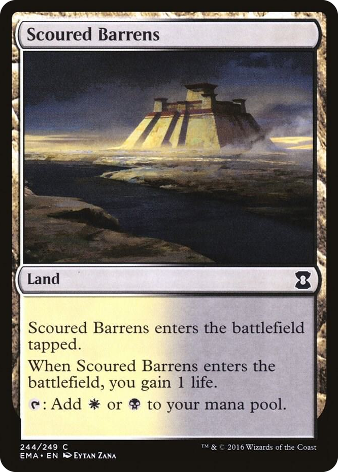 Scoured Barrens #244 C - Eternal Masters Pokemon card