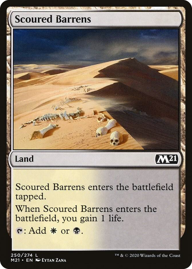 0250 Scoured Barrens L Core Set 2021