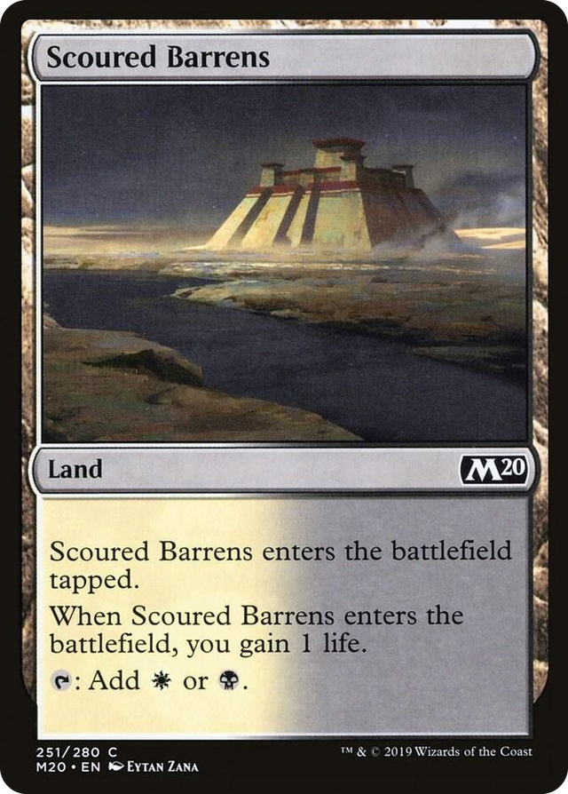 0251 Scoured Barrens C Core Set 2020