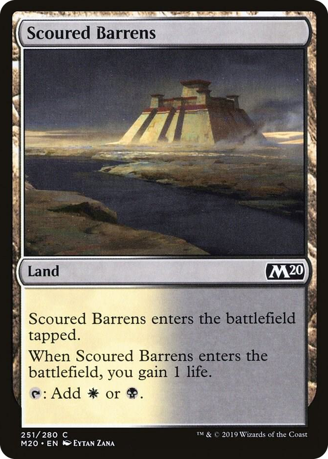 0251 Scoured Barrens C Core Set 2020