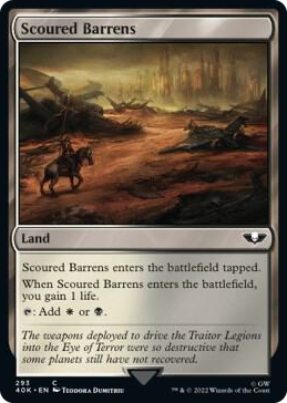 0293 Scoured Barrens C Universes Beyond: Warhammer 40,000