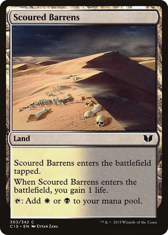 0303 Scoured Barrens C Commander 2015