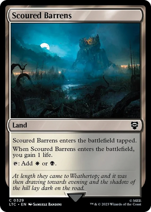 0329 Scoured Barrens C Commander: The Lord of the Rings: Tales of Middle-earth