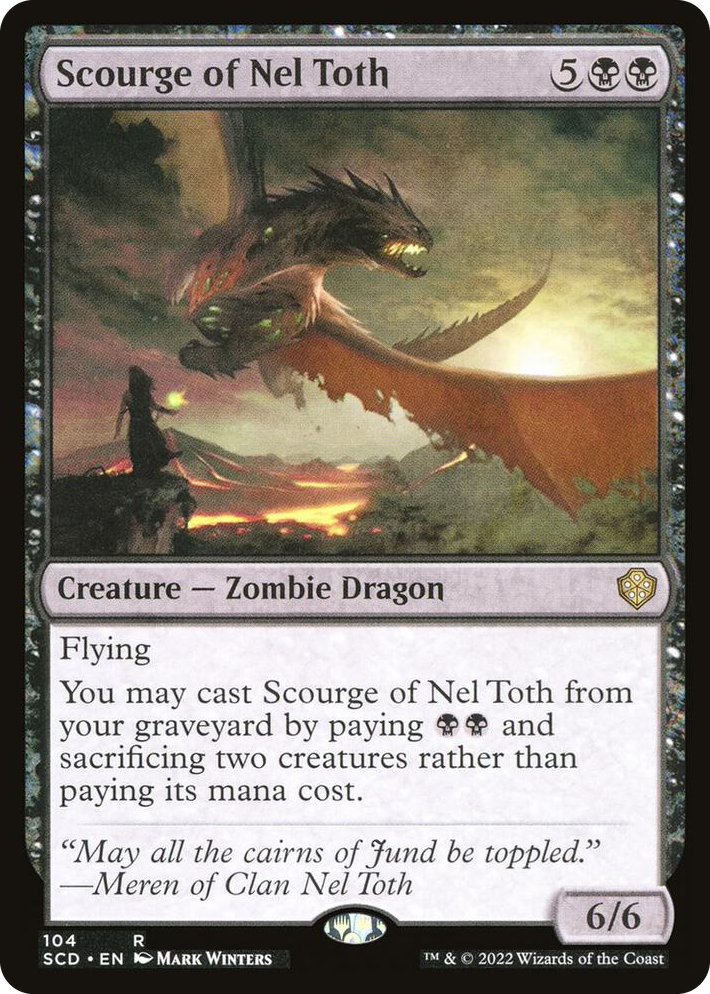 0104 Scourge of Nel Toth R Starter Commander Decks