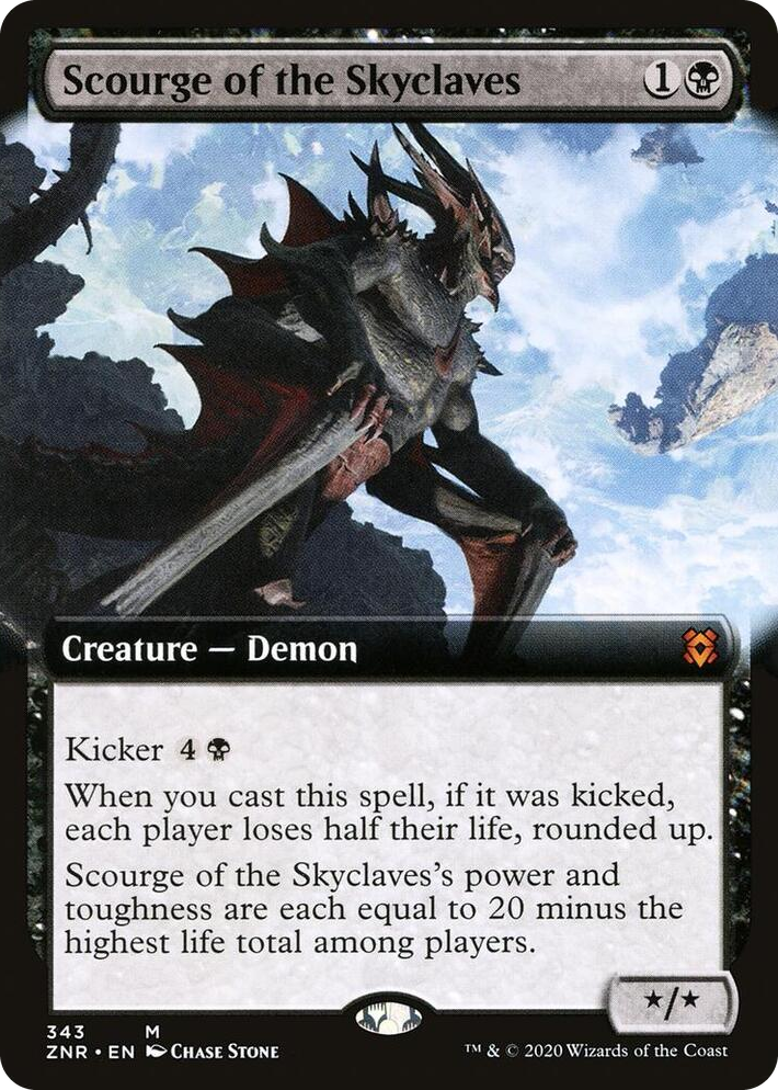 0343 Scourge of the Skyclaves (Extended Art) M Zendikar Rising