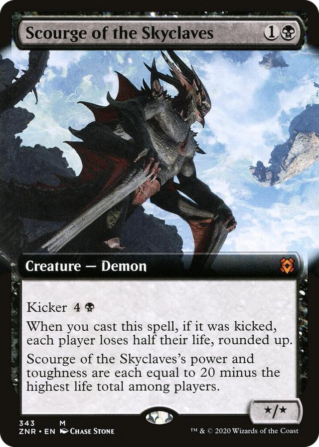 0343 Scourge of the Skyclaves (Extended Art) M Zendikar Rising