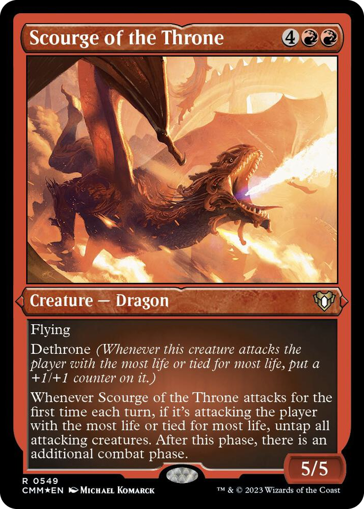 0549 Scourge of the Throne (Foil Etched) R Commander Masters