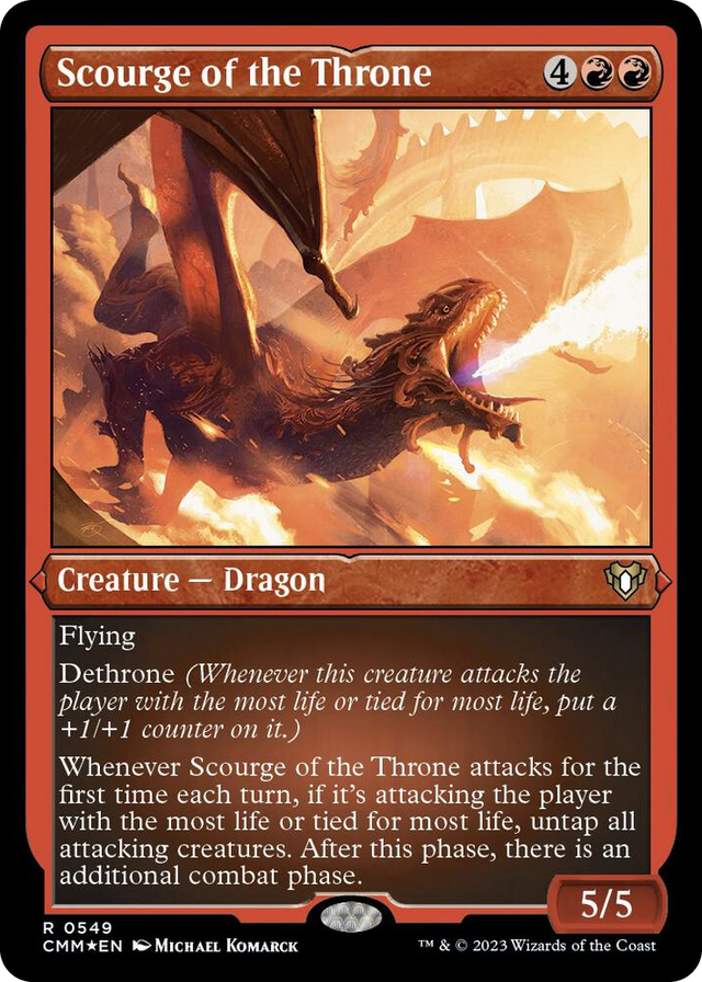 0549 Scourge of the Throne (Foil Etched) R Commander Masters