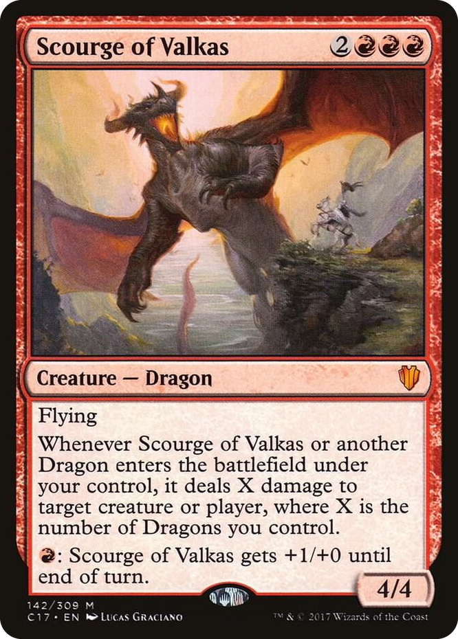 0142 Scourge of Valkas M Commander 2017