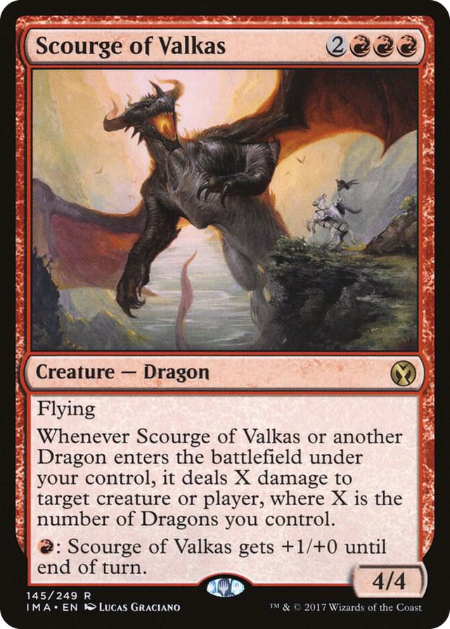 0145 Scourge of Valkas R Iconic Masters