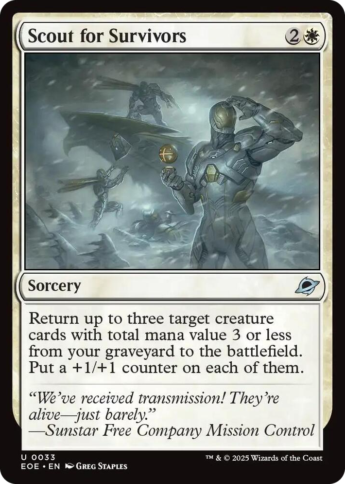 0033 Scout for Survivors U Edge of Eternities