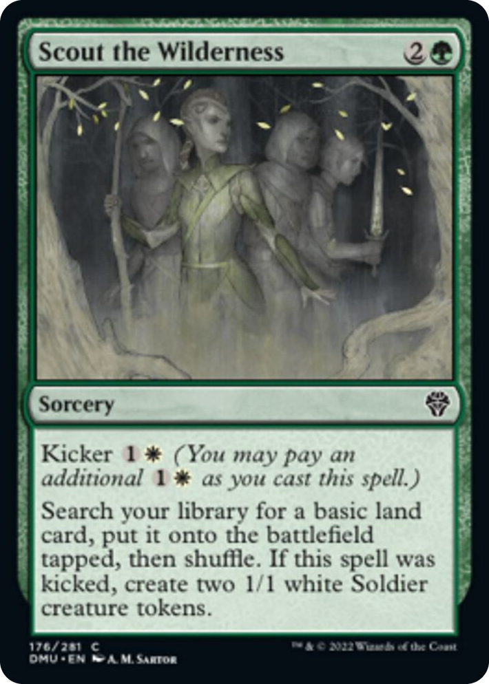 0176 Scout the Wilderness C Dominaria United