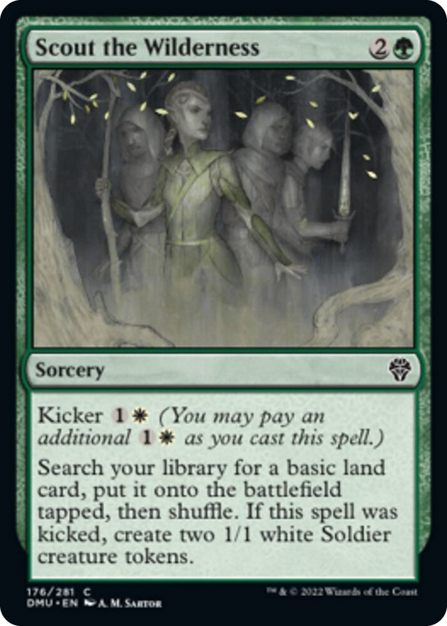 0176 Scout the Wilderness C Dominaria United